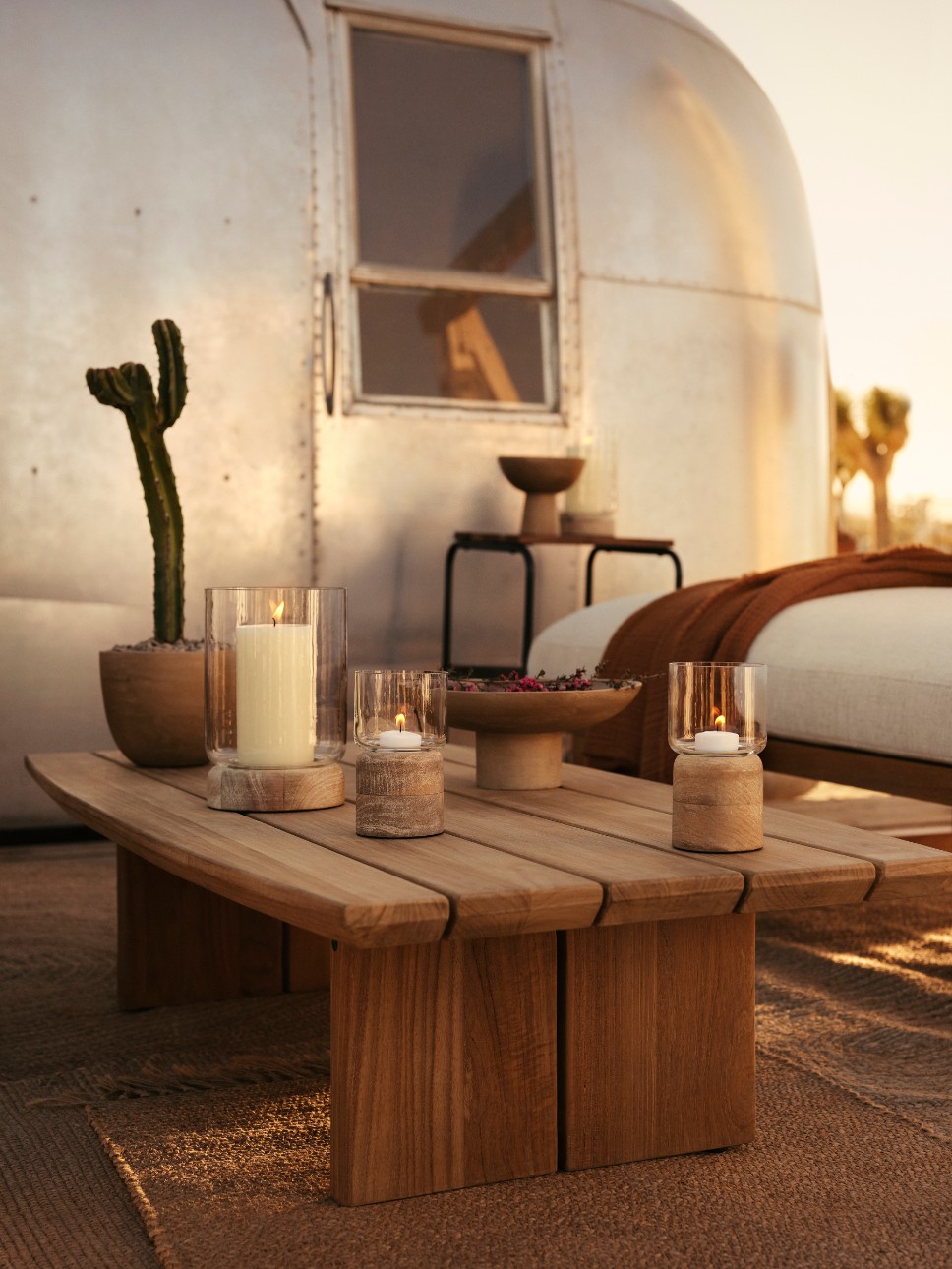 terrasse aménagée caravane Airstream terrasse aménagée caravane Airstream