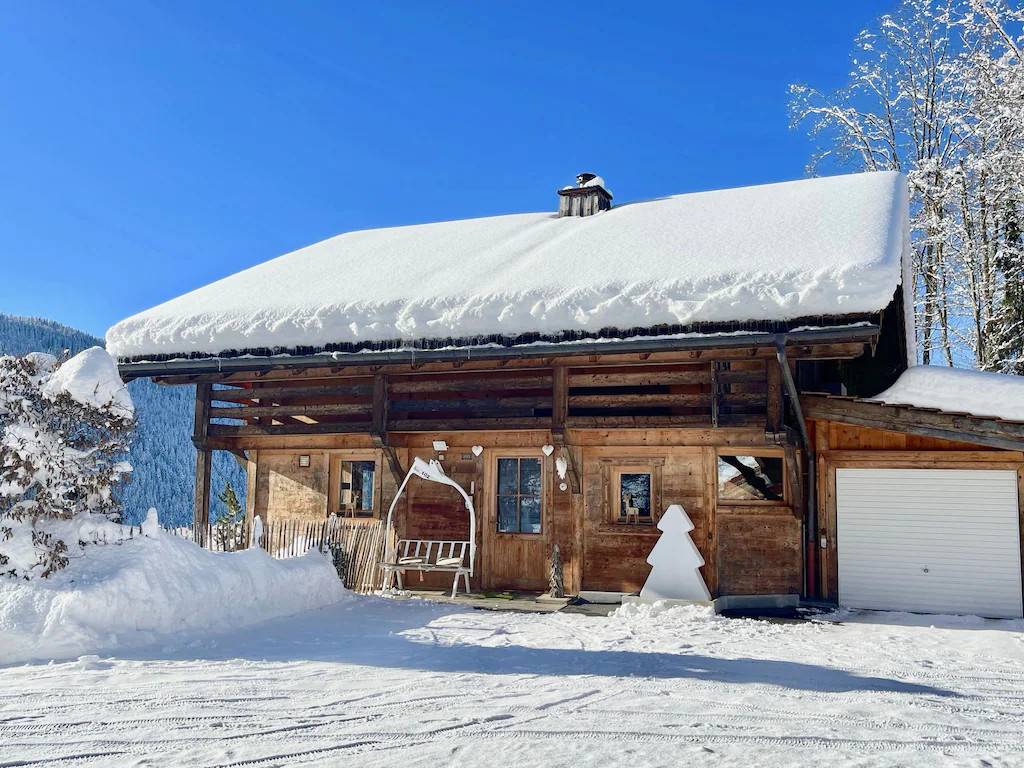 façade chalet contemporain hiver façade chalet contemporain hiver