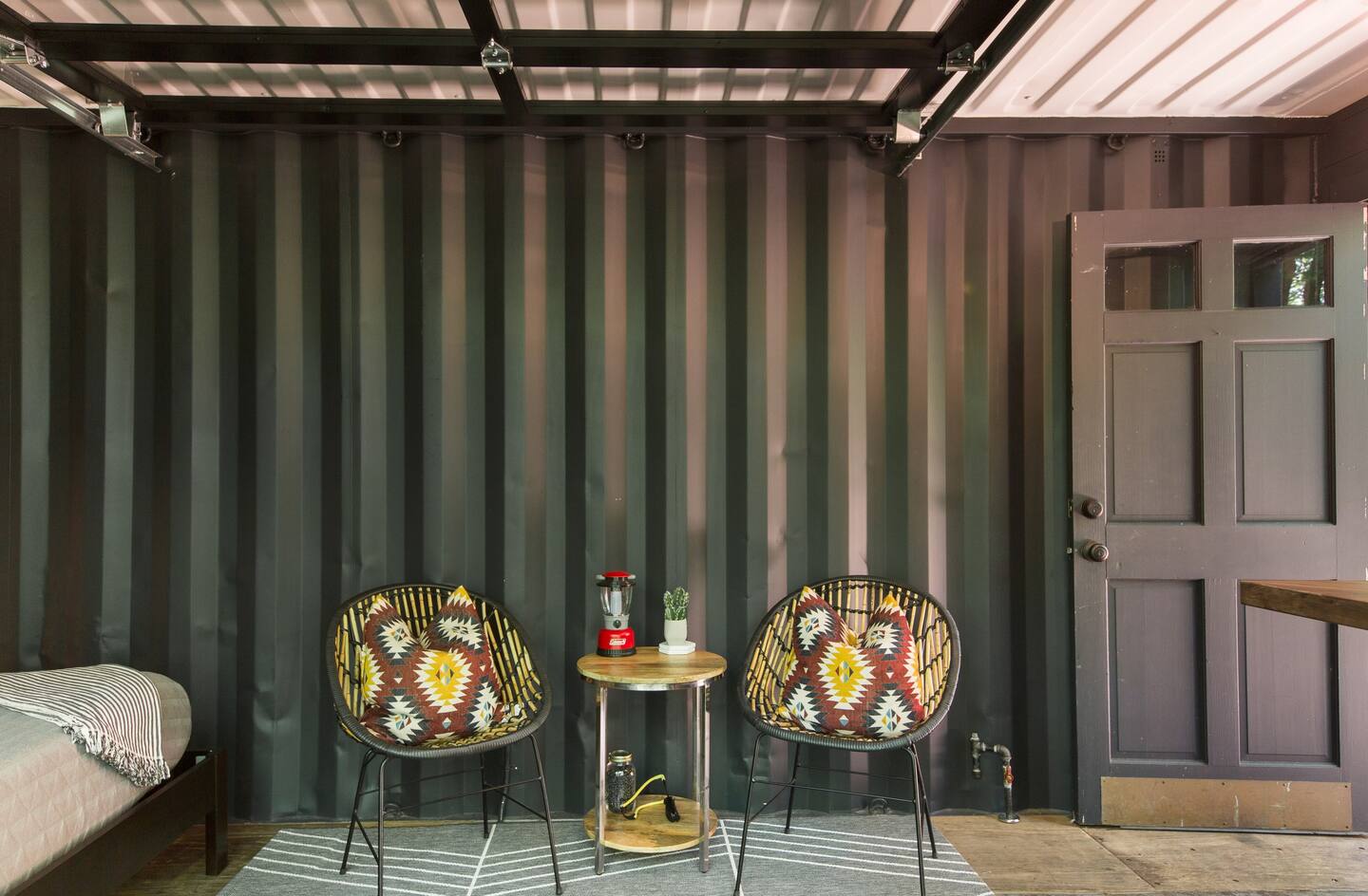 espace salon mini maison container espace salon mini maison container