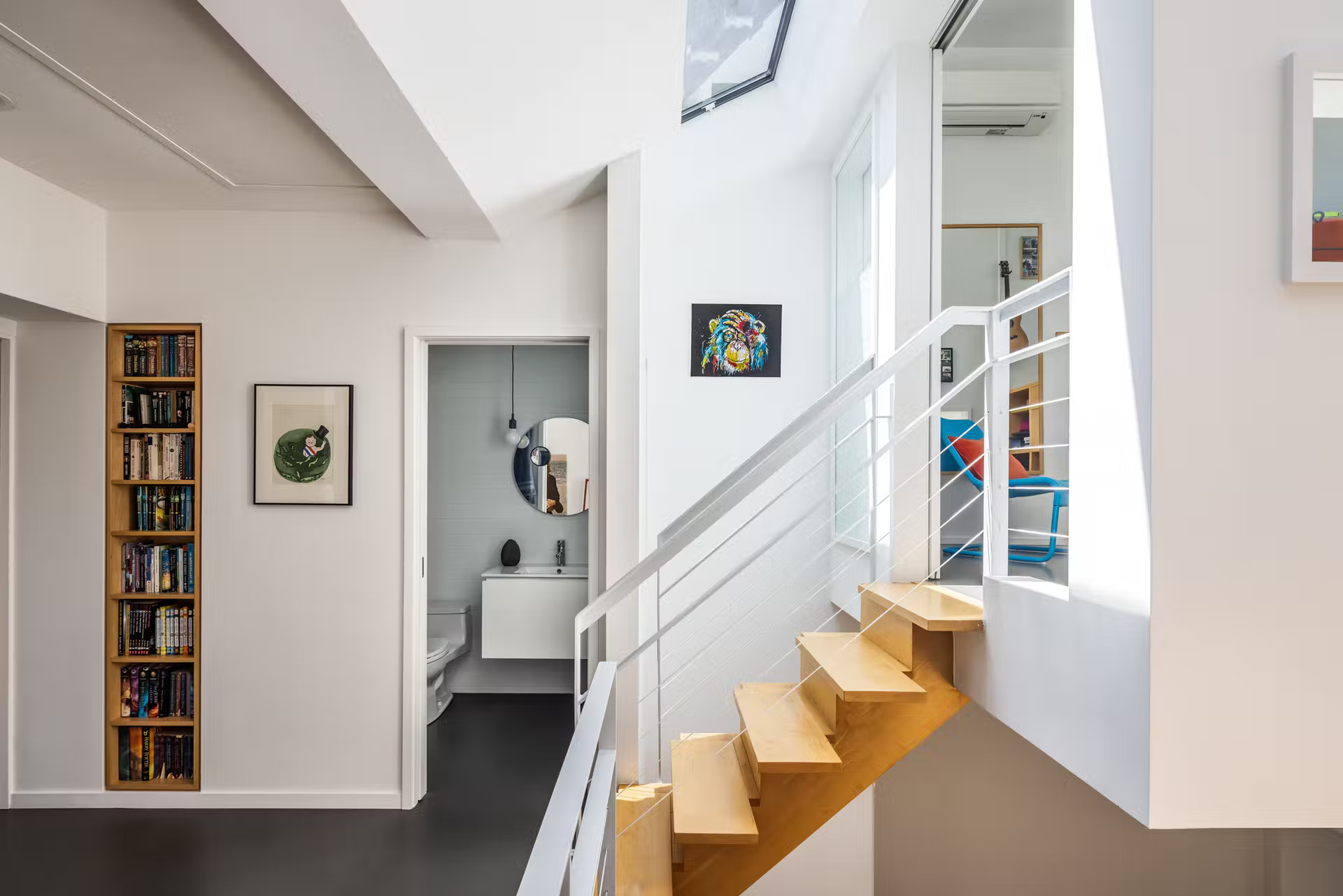 palier escalier maison 