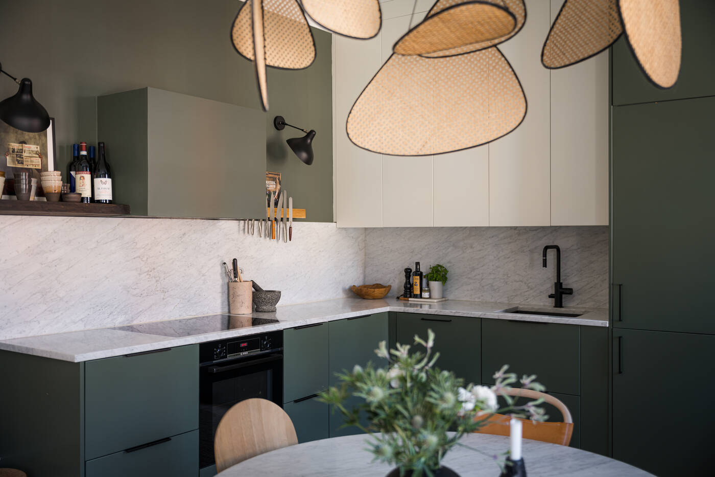 cuisine verte décoration design cuisine verte décoration design