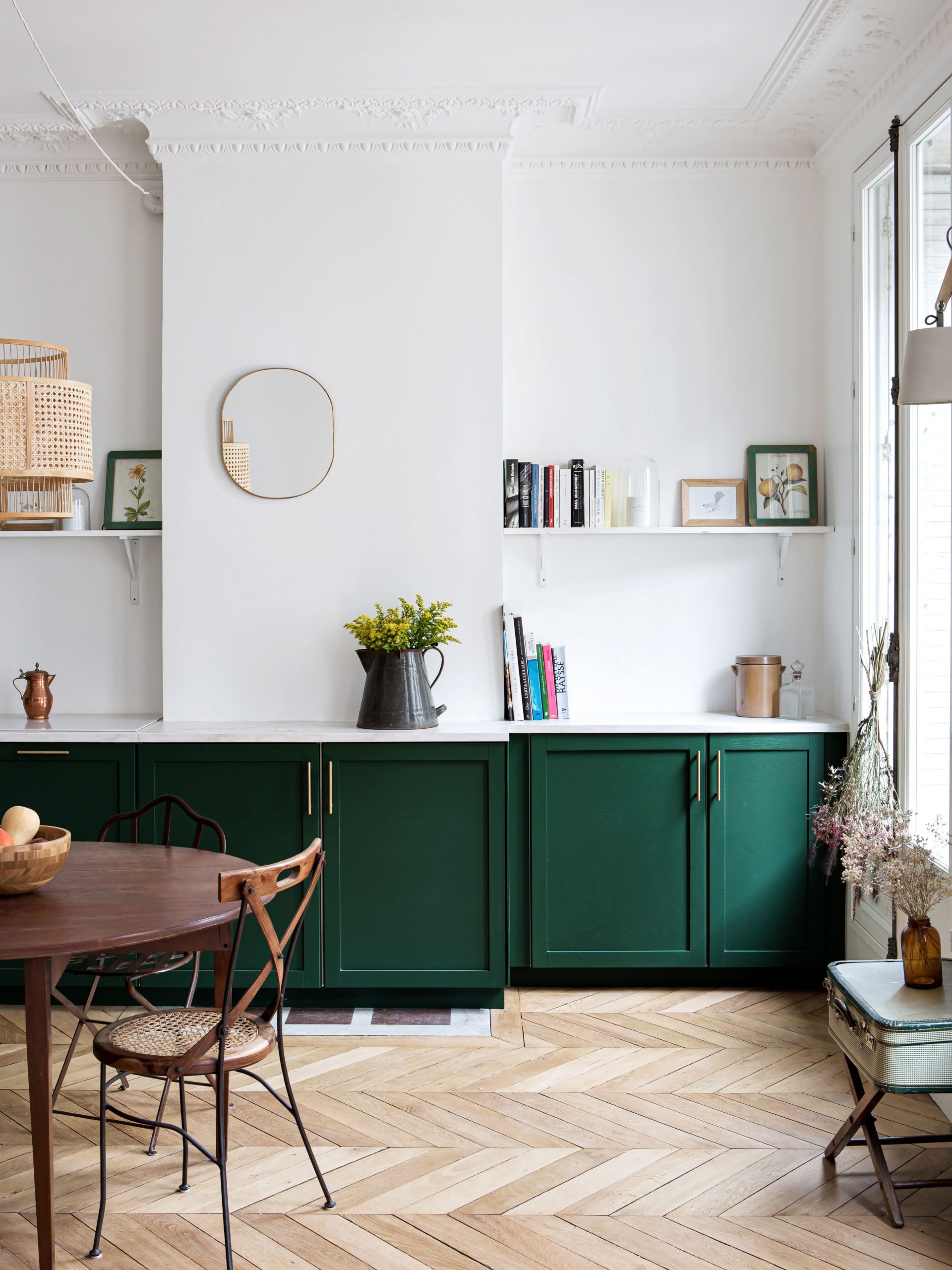 cuisine IKEA verte personnalisée avec Plum cuisine IKEA verte personnalisée avec Plum