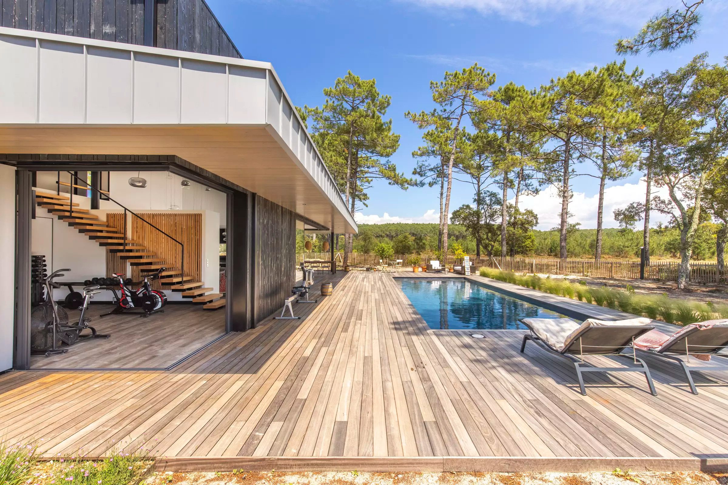 terrasse maison contemporaine avec piscine terrasse maison contemporaine avec piscine