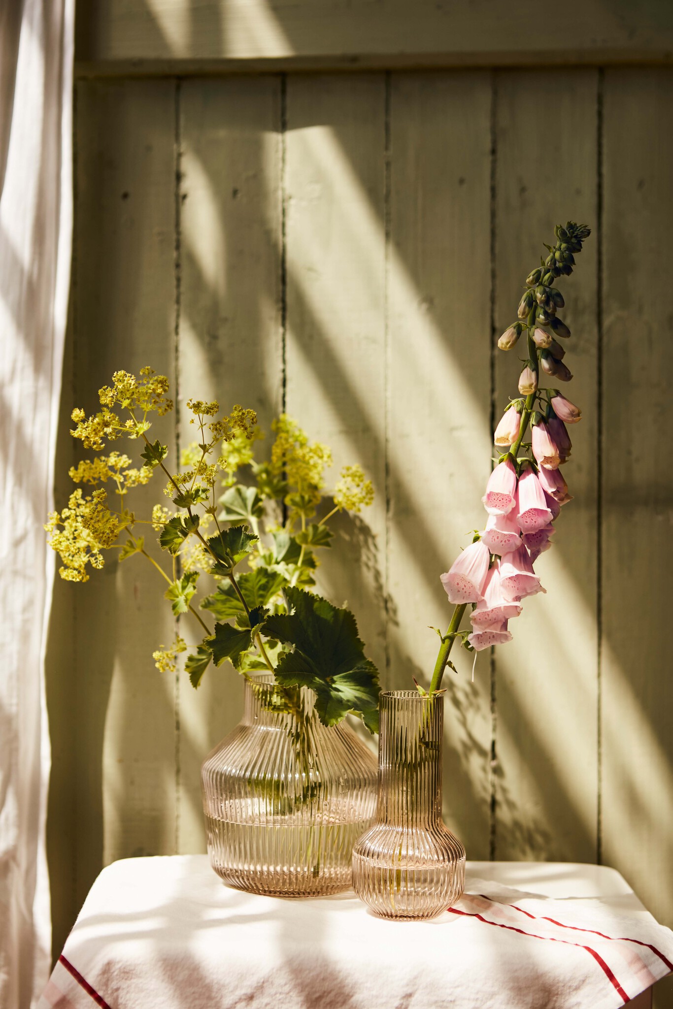 vase verre strié IKEA