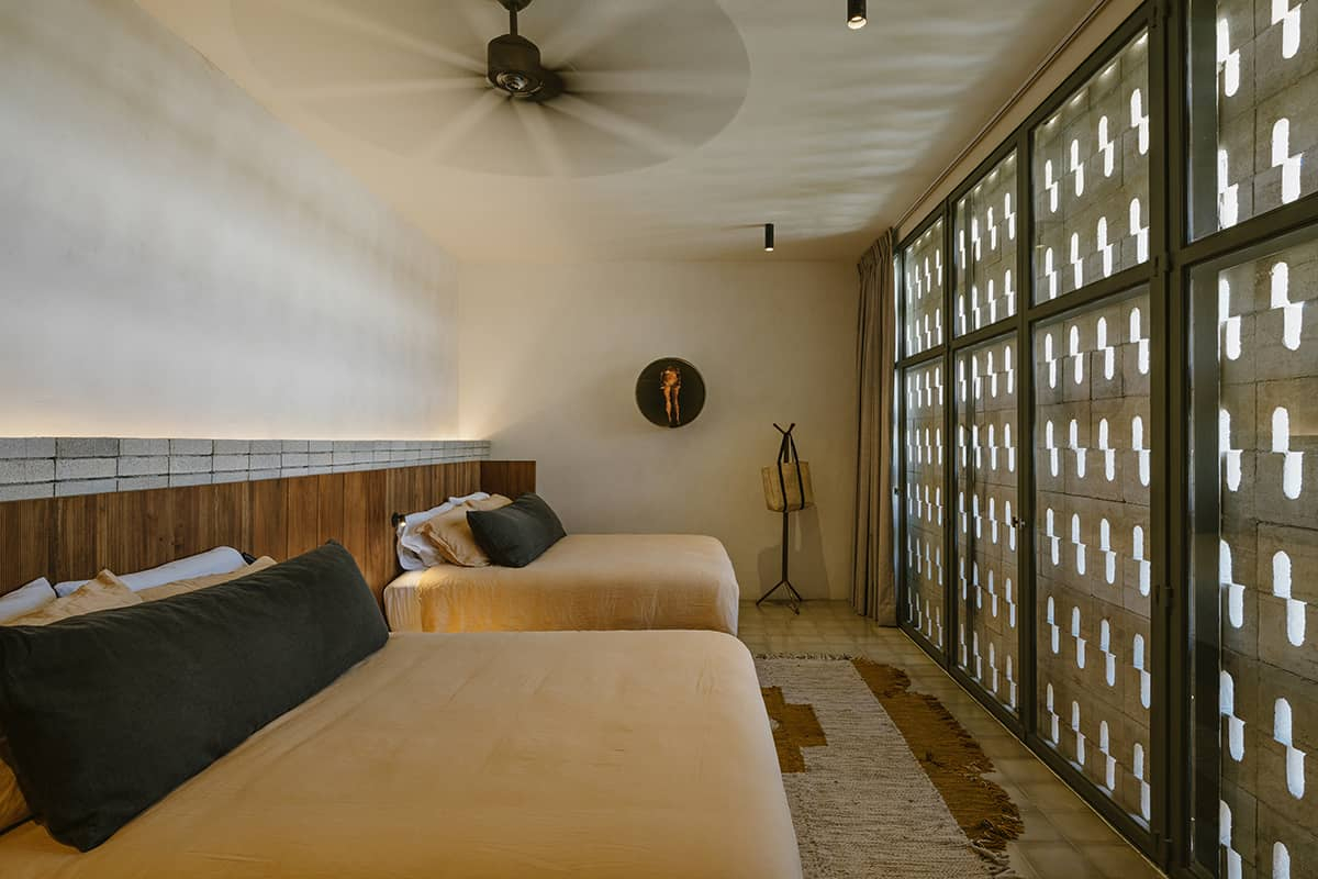 chambre maison au Mexique