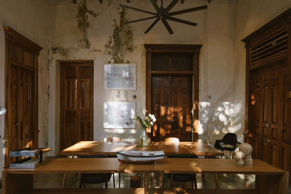 salle à manger maison rénovée