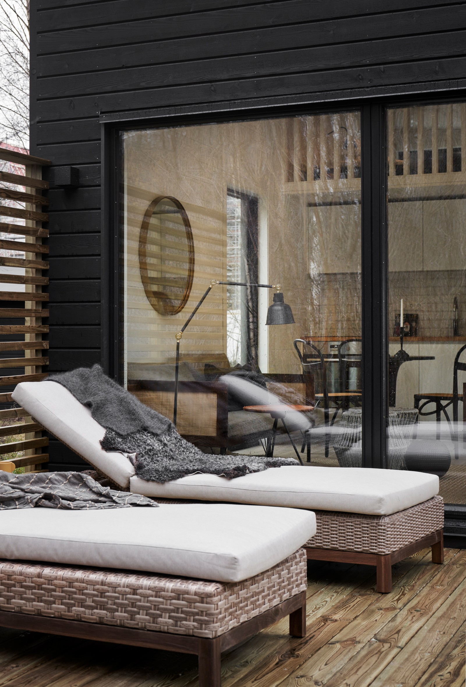terrasse bois mini maison 27m2