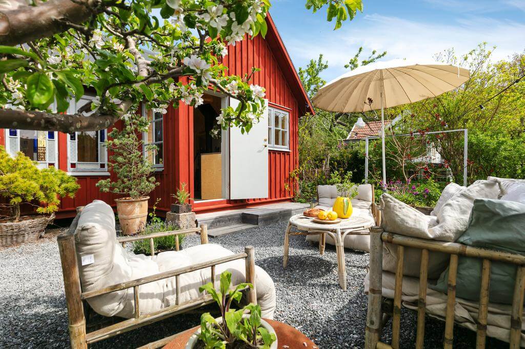jardin en gravillons gris mini maison 27m2 jardin en gravillons gris mini maison 27m2