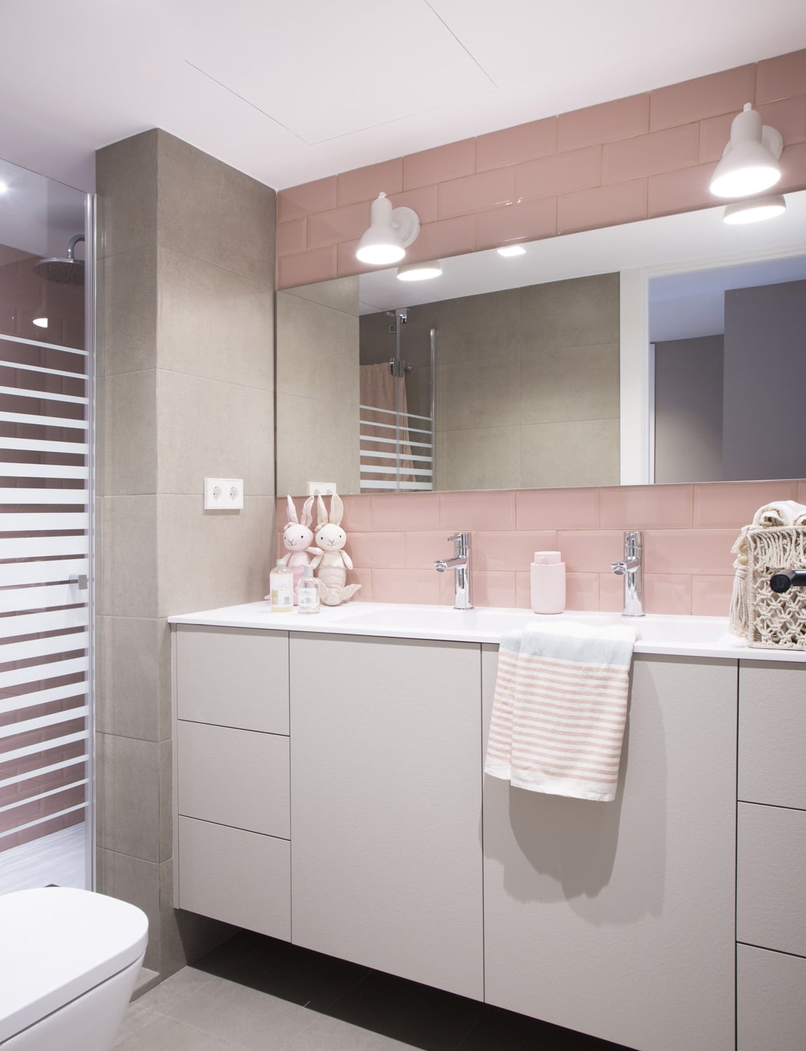 salle de bain rose salle de bain rose