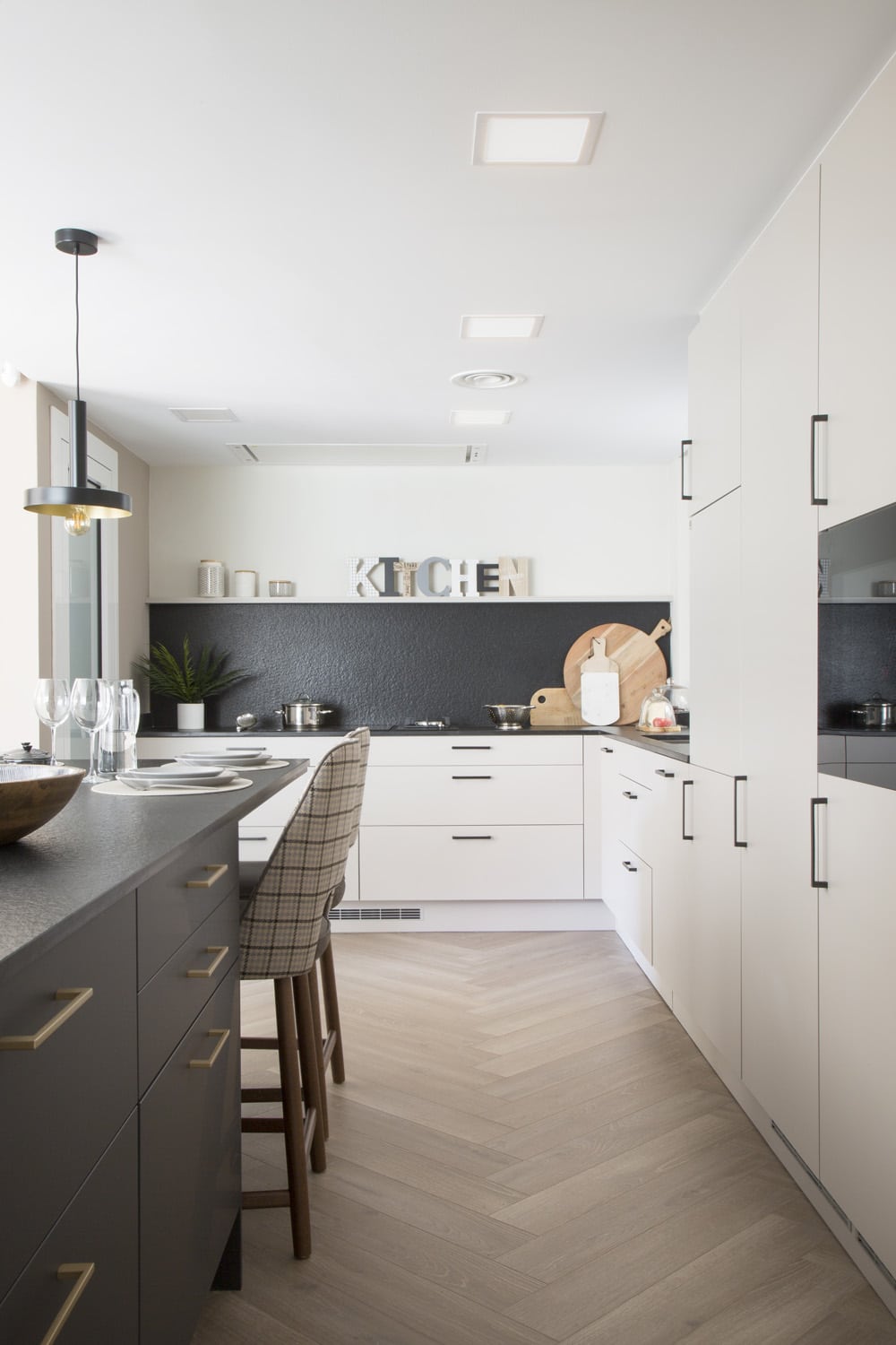 cuisine design blanche et noire cuisine design blanche et noire