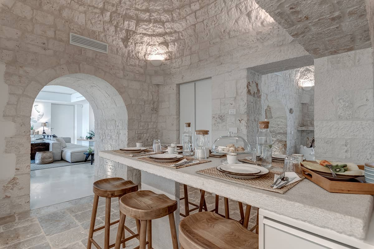 cuisine dans trullo avec piscine cuisine dans trullo avec piscine