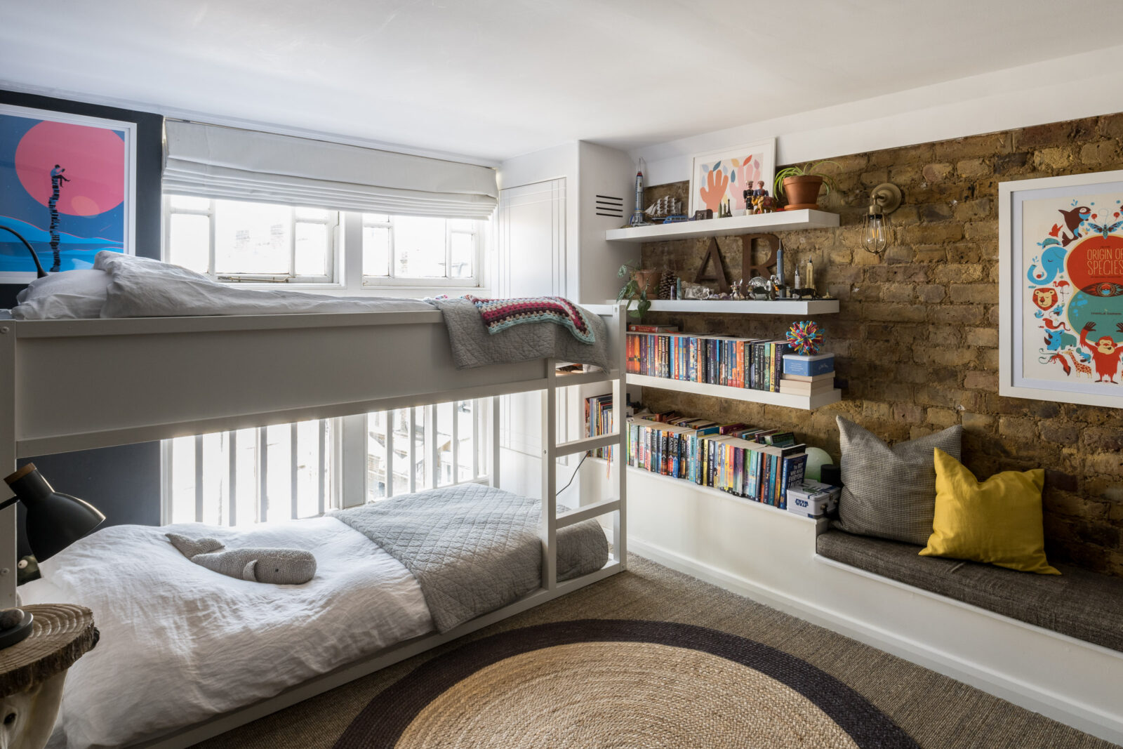chambre d chambre d'enfant lit superposé