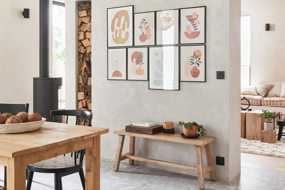 salle à manger décoration naturelle
