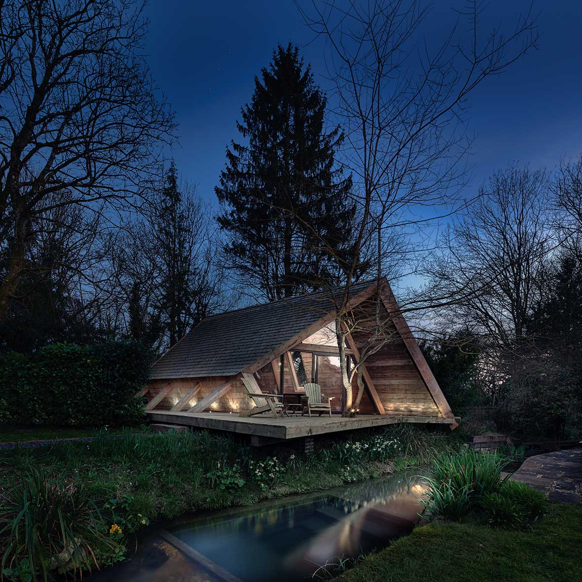 cabane en bois design A Frame cabane en bois design A Frame