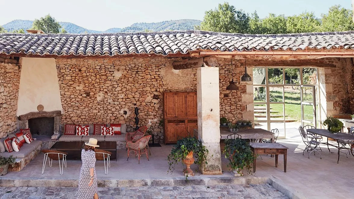 terrasse abritée maison en Provence terrasse abritée maison en Provence