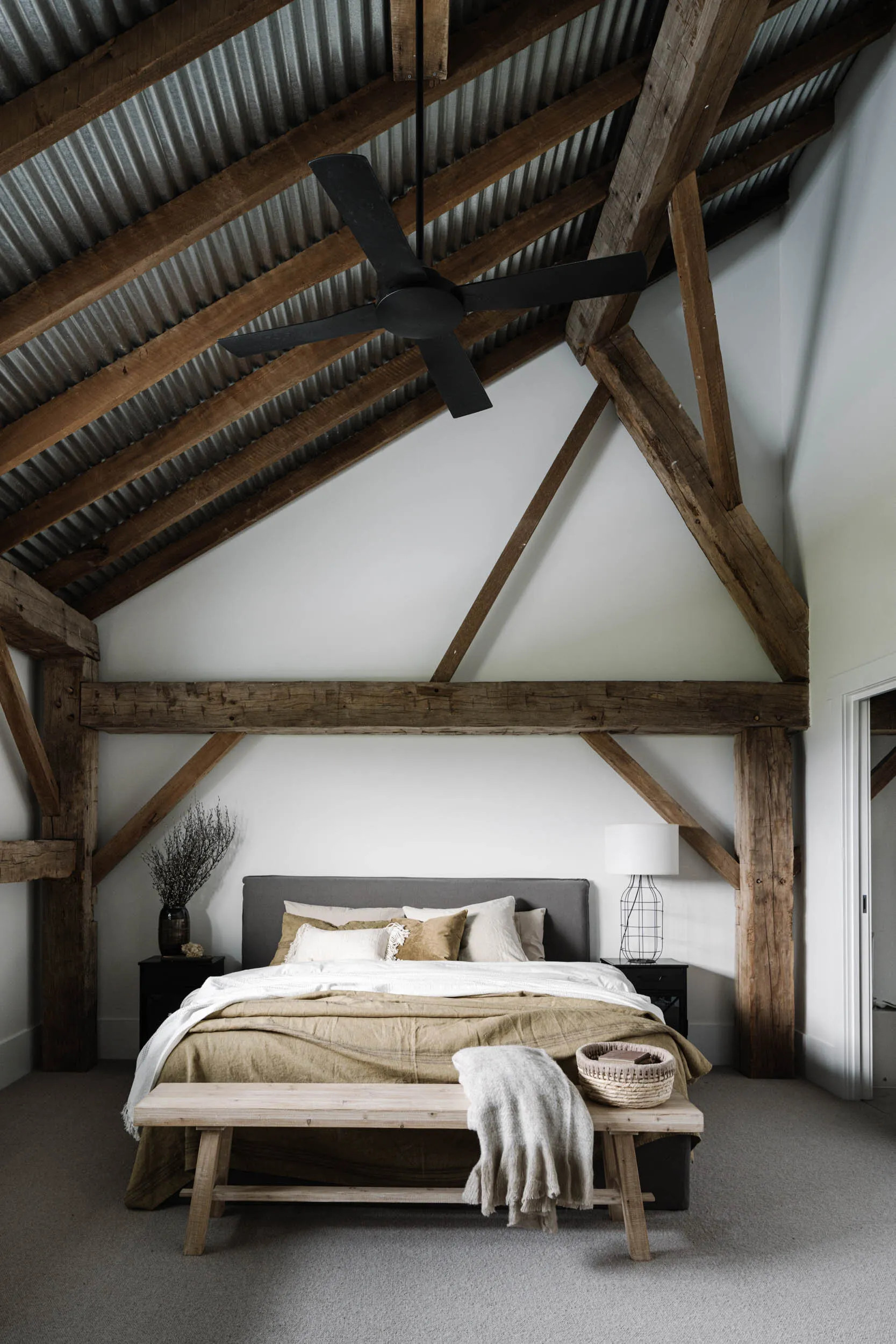 chambre avec poutres décoration rustique chic chambre avec poutres décoration rustique chic