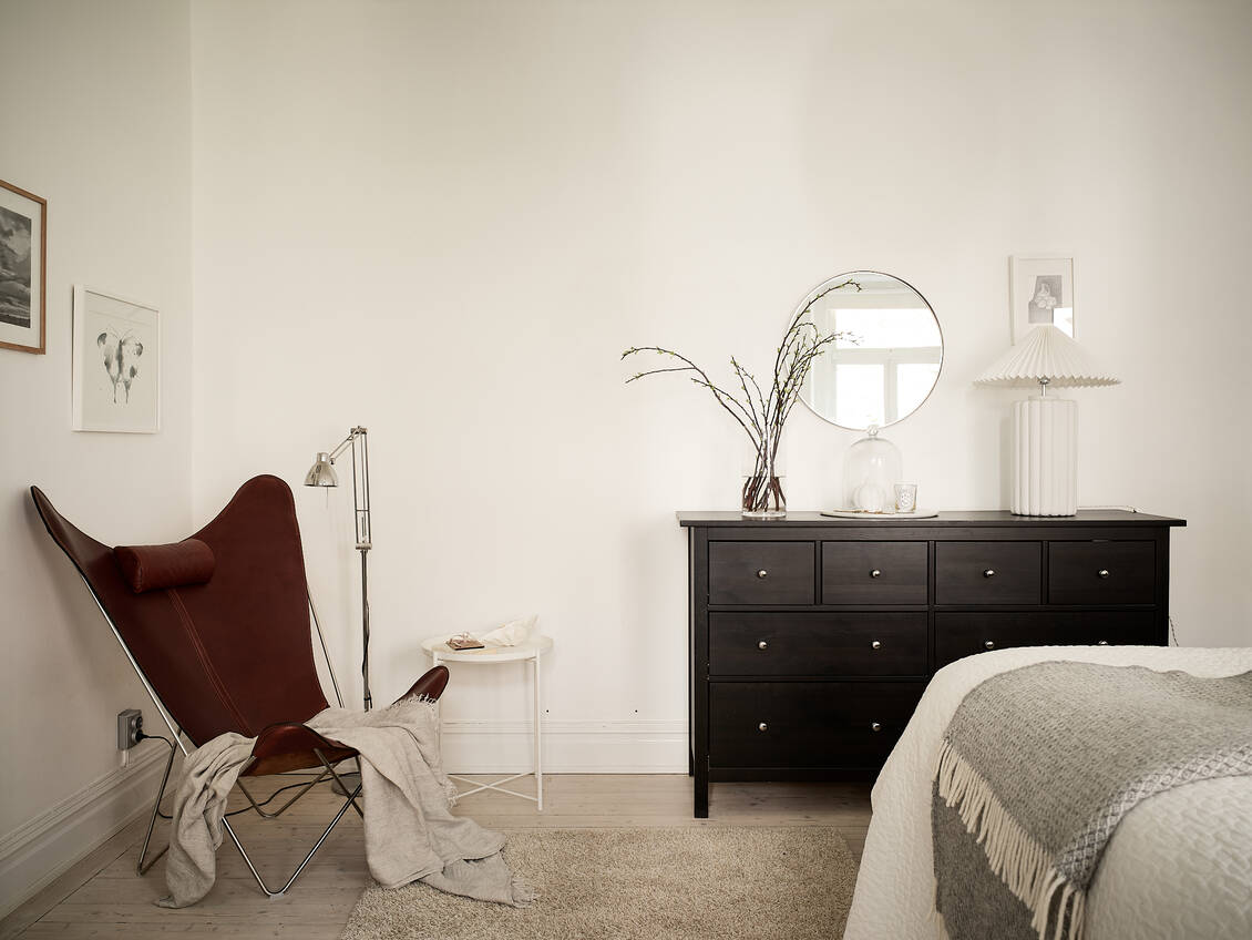 chambre blanche décoration contemporaine