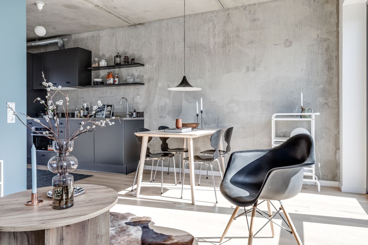 salle à manger et cuisine mini loft 40m2 décoration design salle à manger et cuisine mini loft 40m2 décoration design
