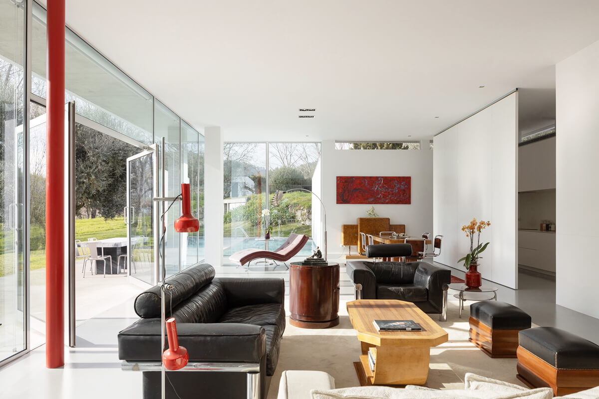 salon maison architecte