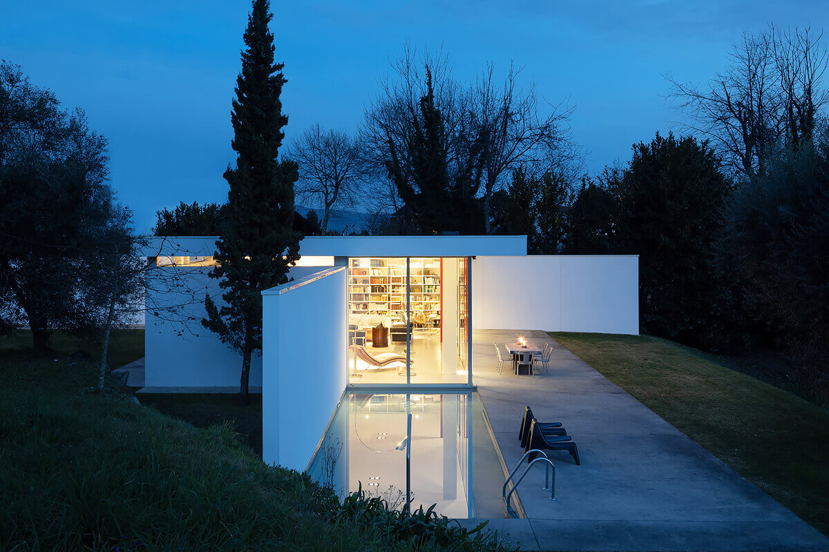 façade vitrée maison architecte