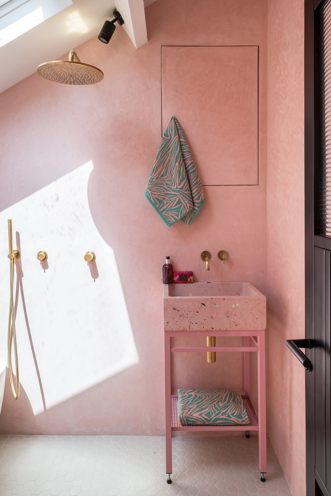 salle de bain rose salle de bain rose
