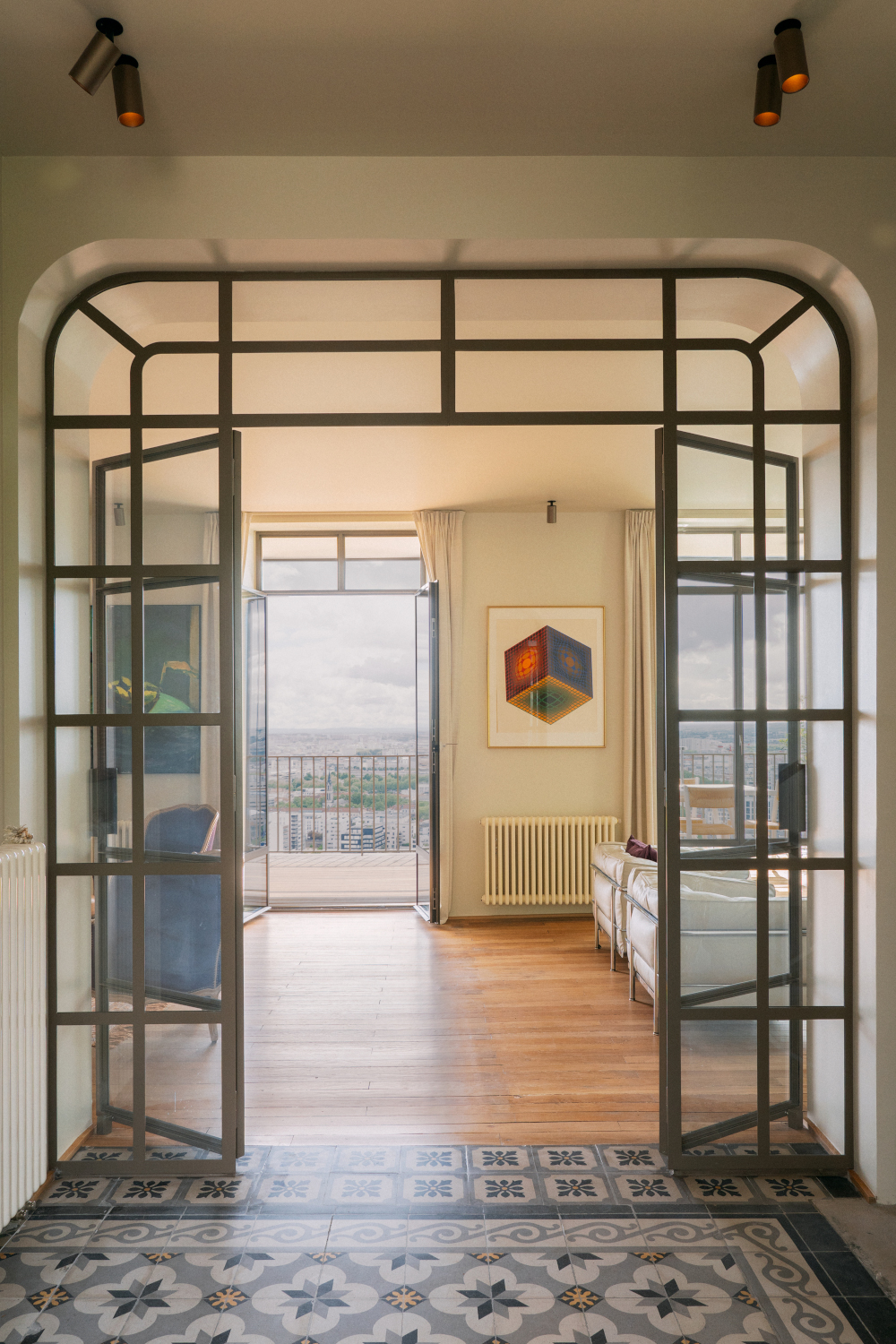 porte verrière sur salon porte verrière sur salon
