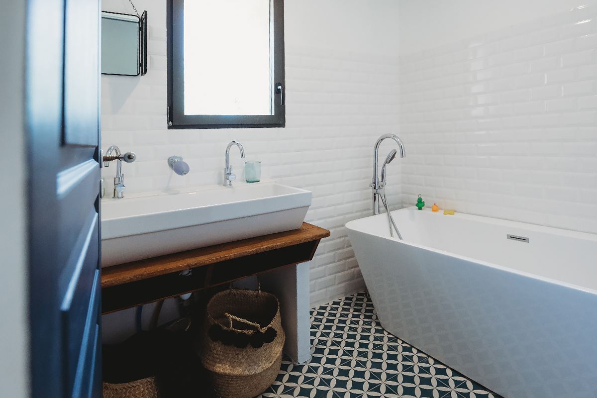 salle de bain design avec carreaux de ciment salle de bain design avec carreaux de ciment
