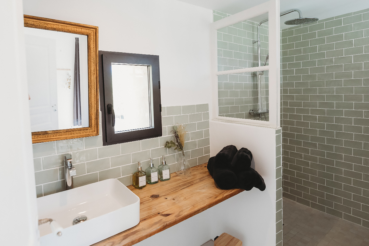 salle de bain carrelage vert pâle salle de bain carrelage vert pâle