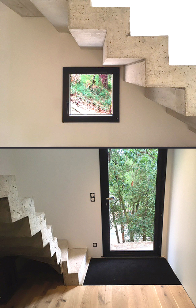 escalier béton maison en bois escalier béton maison en bois