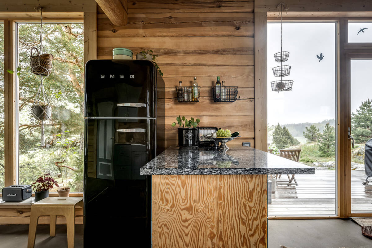 cuisine avec Smeg noir