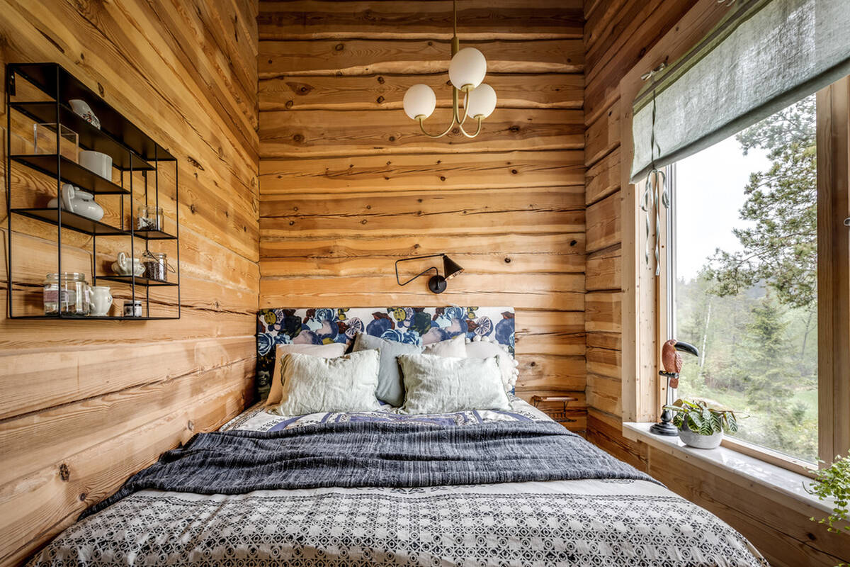 chambre maison en bois