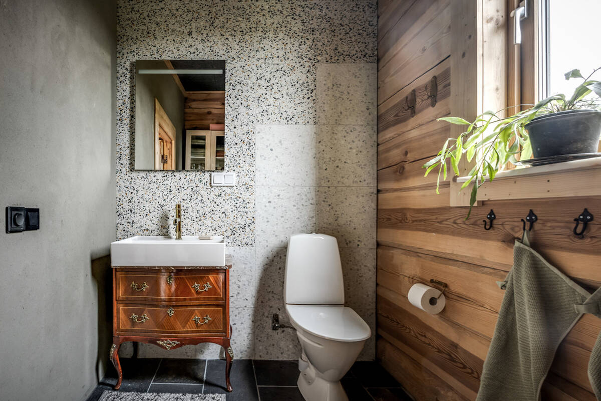 salle de bain terrazzo