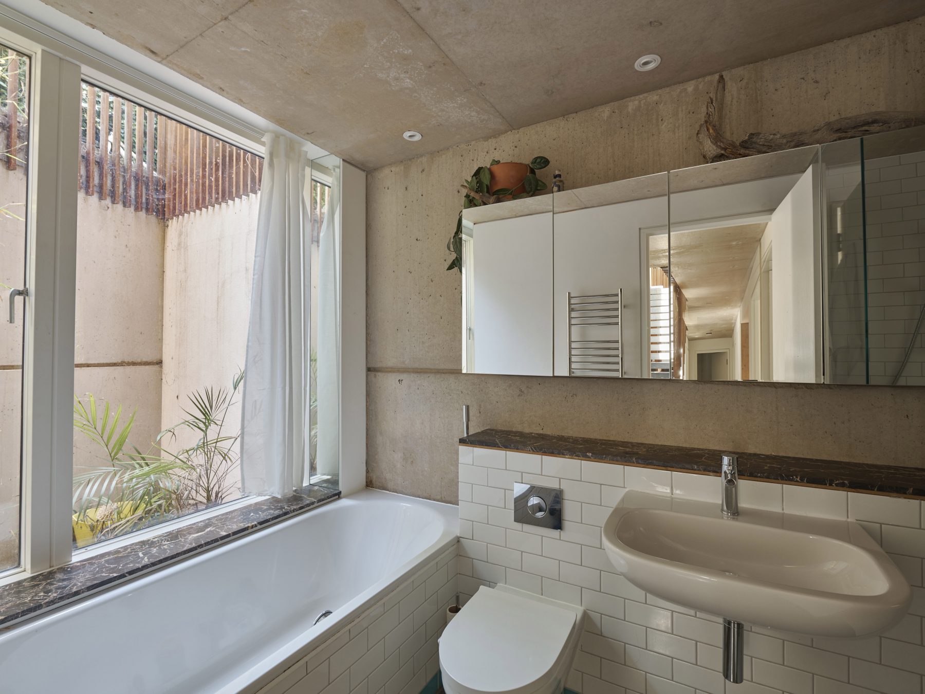 salle de bain béton maison contemporaine salle de bain béton maison contemporaine