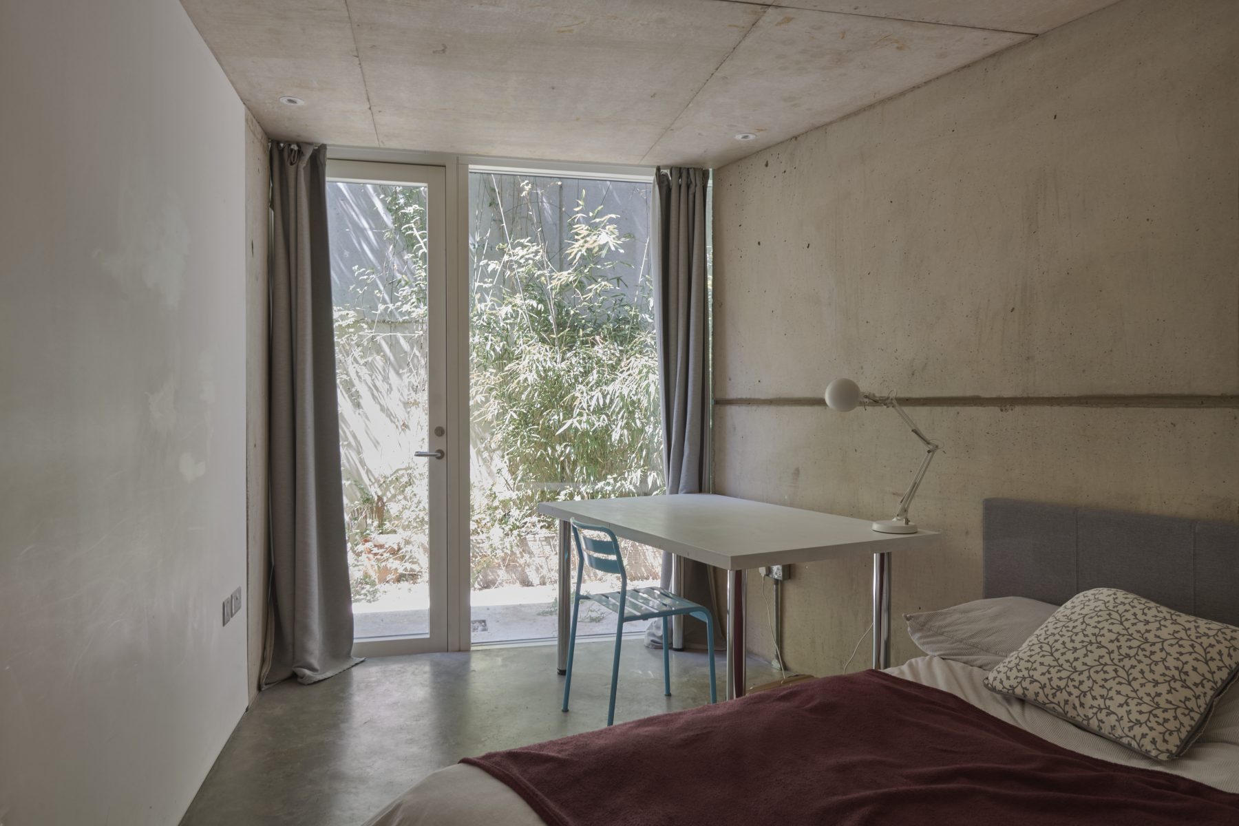 chambre mur béton maison contemporaine chambre mur béton maison contemporaine