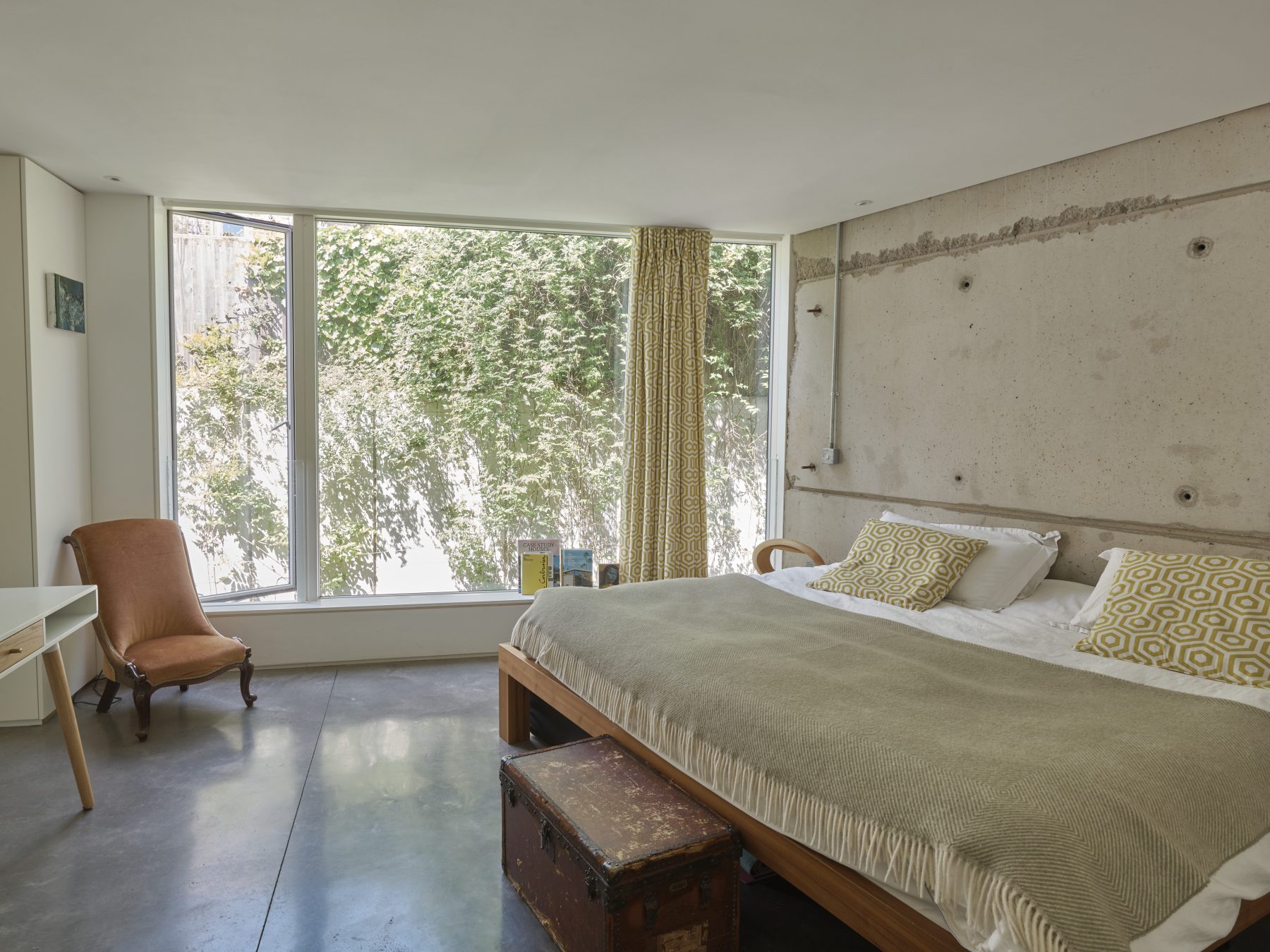 chambre mur béton maison contemporaine chambre mur béton maison contemporaine