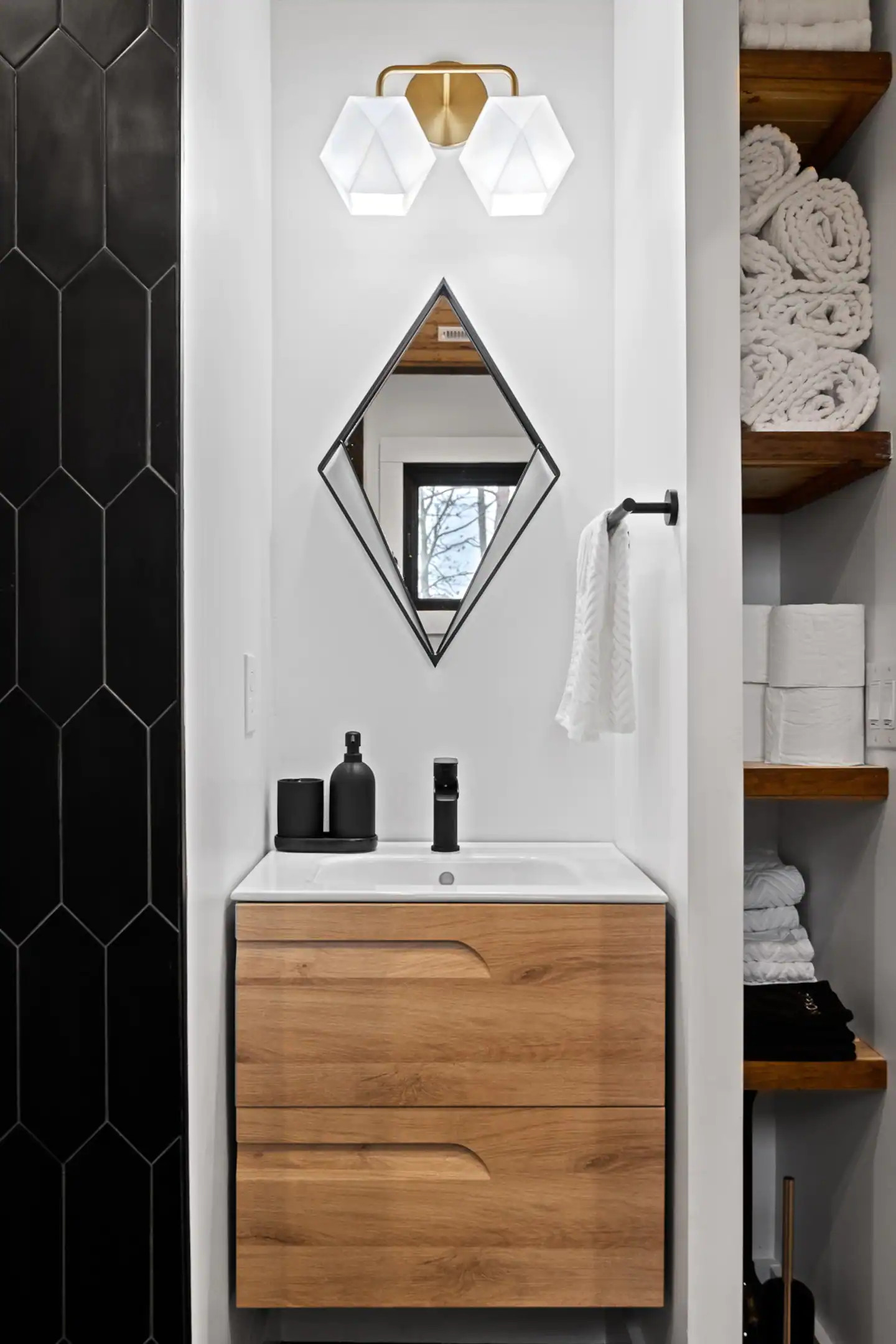 salle de bain design bois