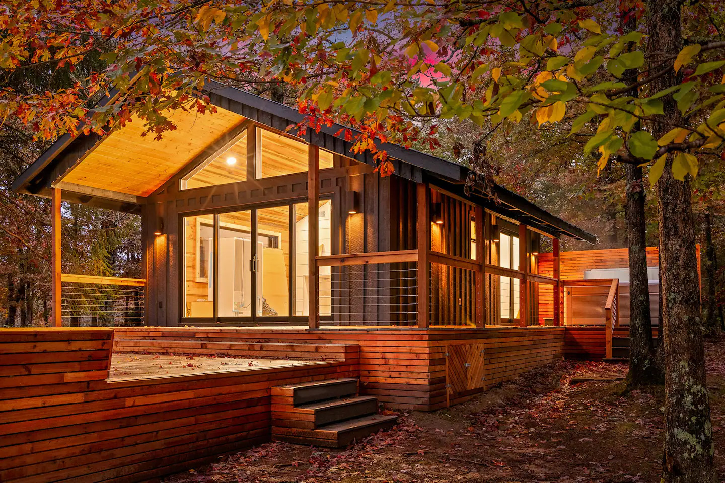 mini maison en bois de 43m2