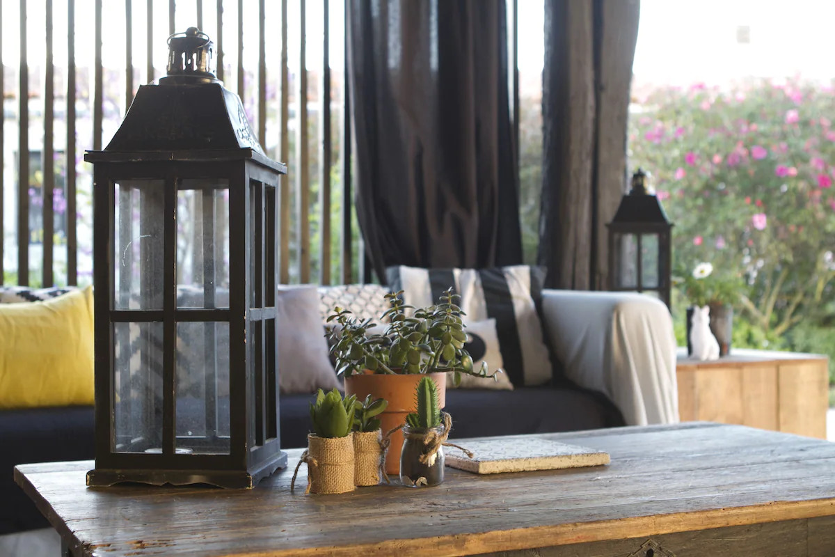 lanterne sur table basse lanterne sur table basse