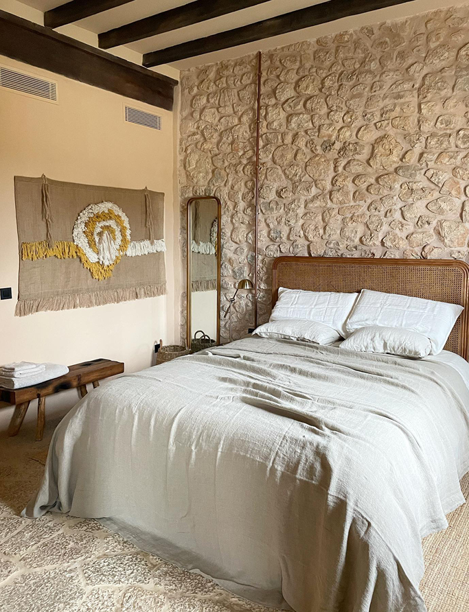 chambre mur en pierres décoration naturelle chambre mur en pierres décoration naturelle