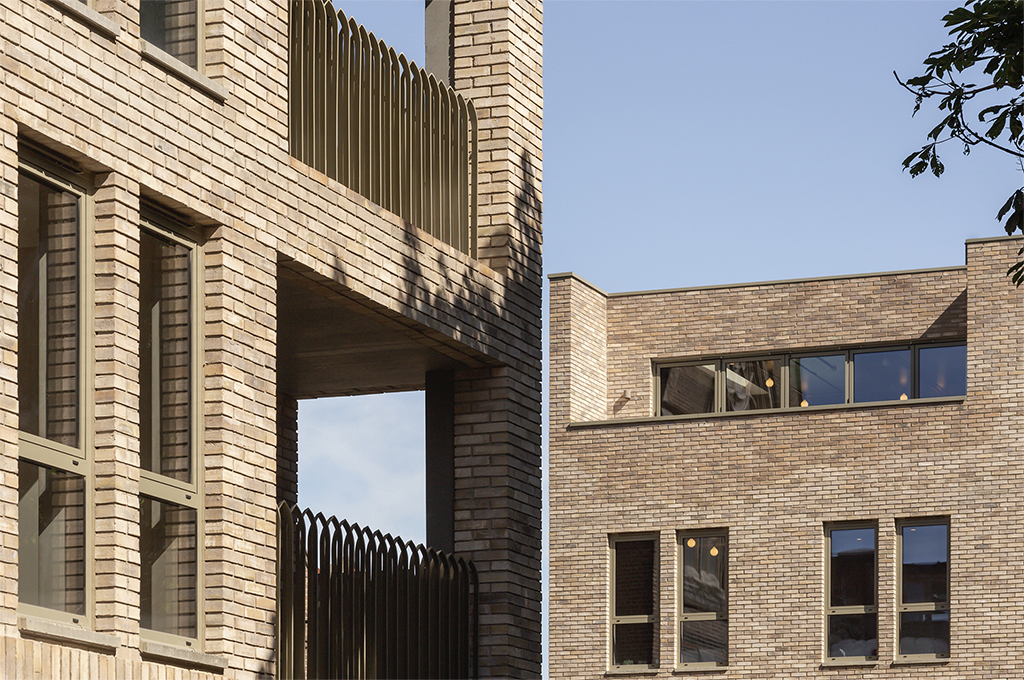 immeuble briques Londres immeuble briques Londres