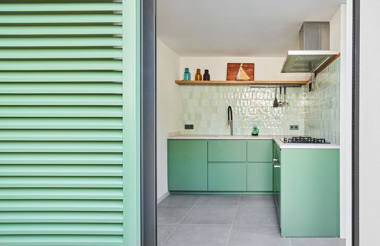 cuisine verte sol gris cuisine verte sol gris