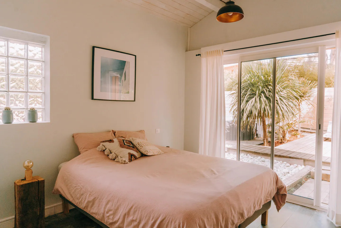 chambre maison en bois Cap Ferret