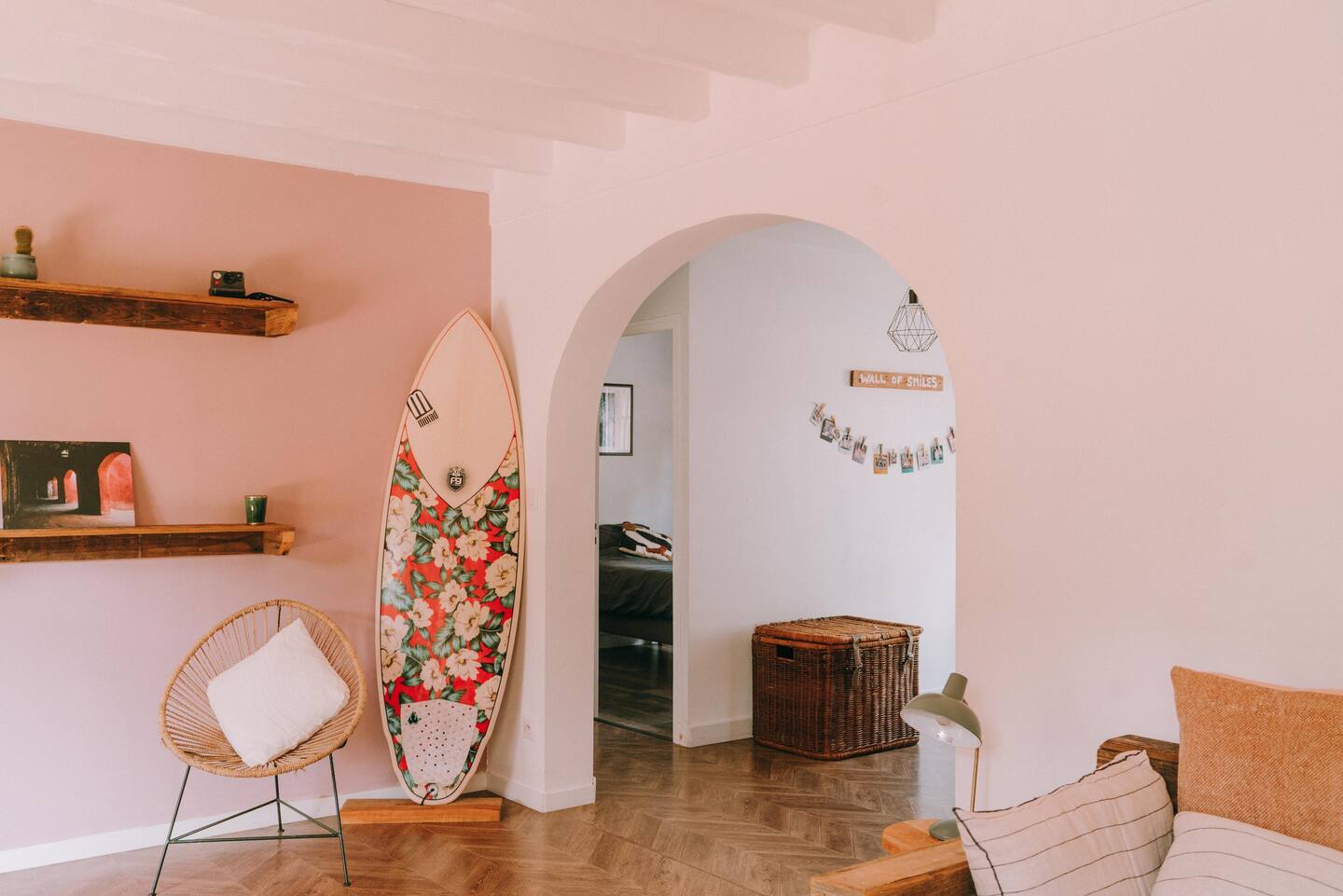 salon avec arche