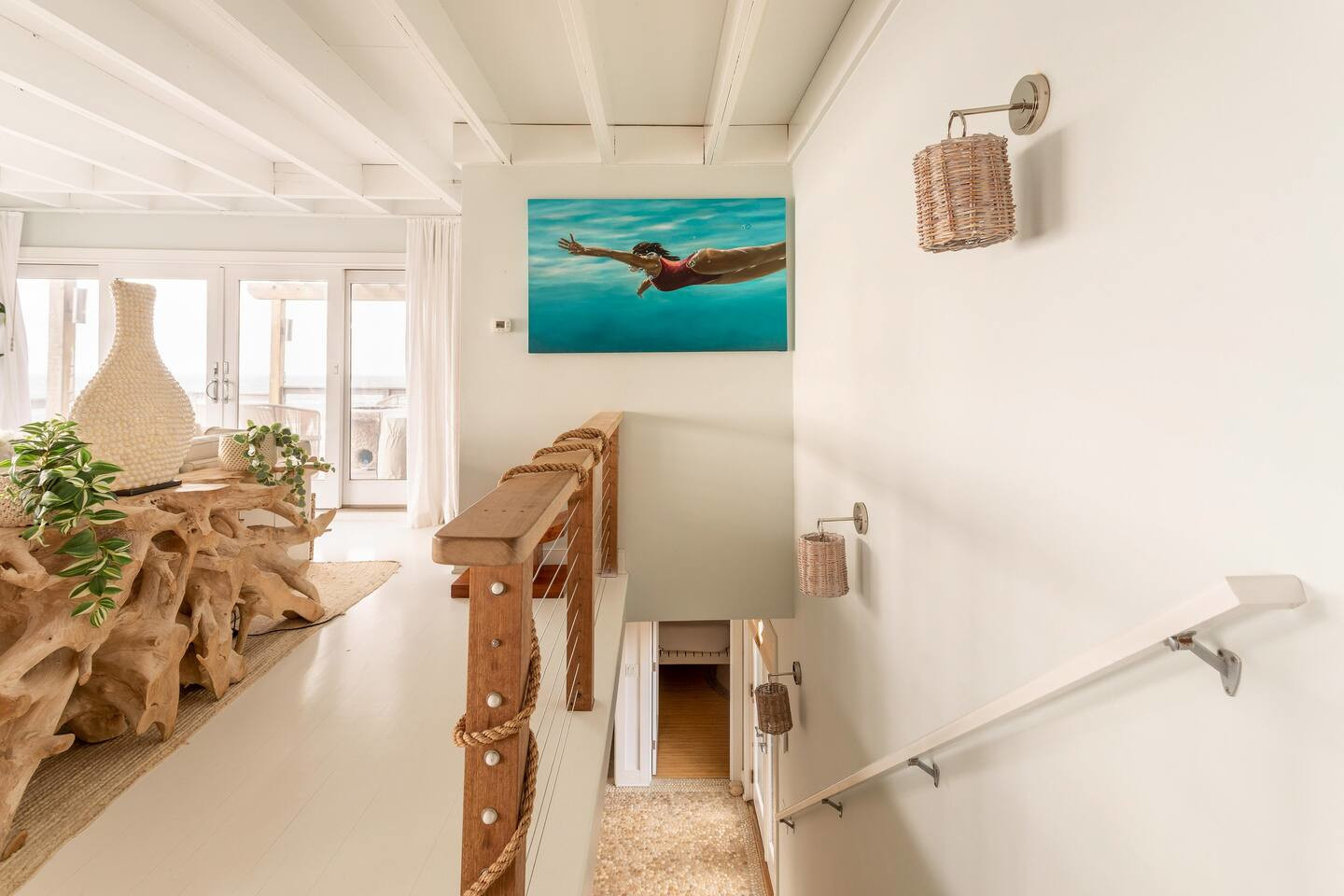 escalier maison en bois