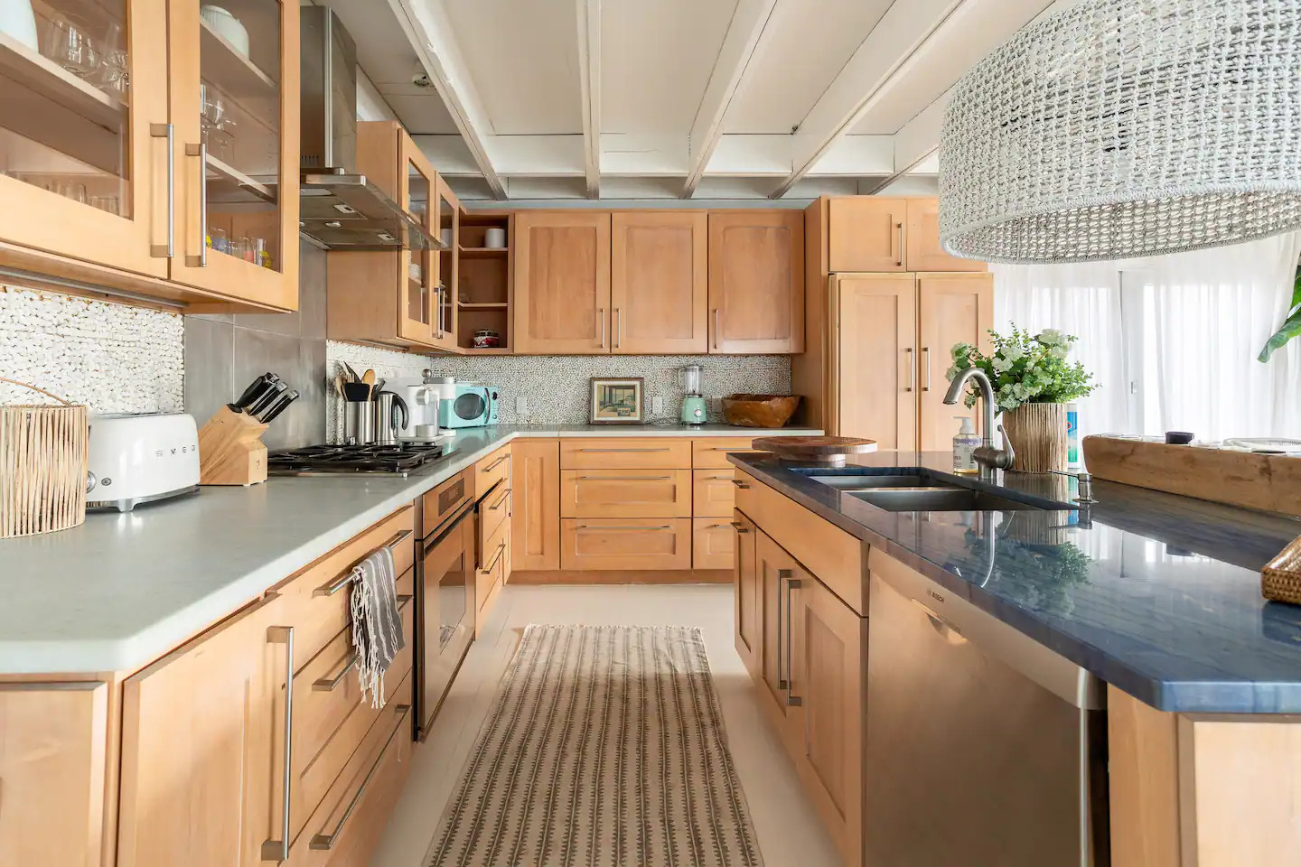 cuisine ouverte en bois