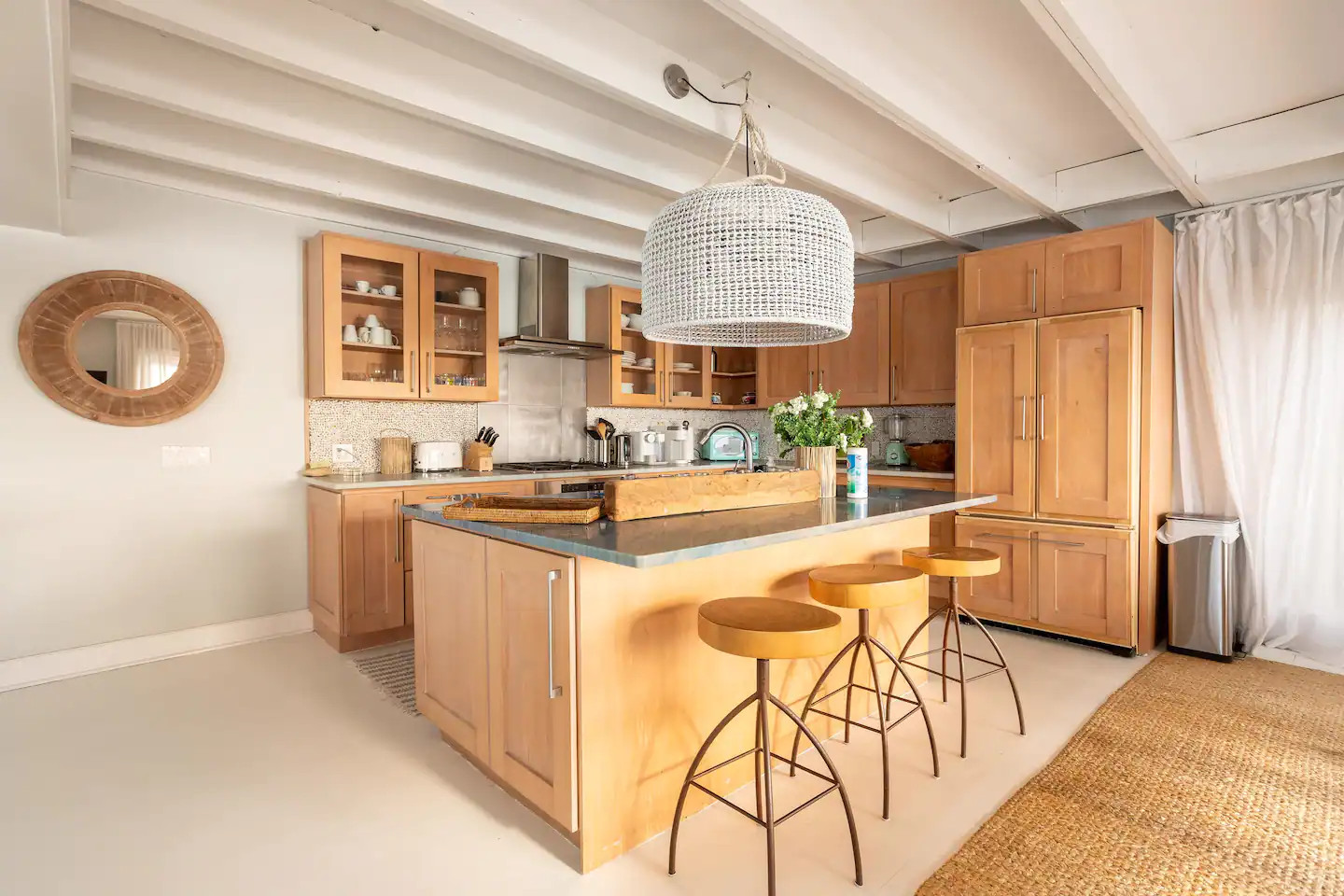 cuisine ouverte en bois