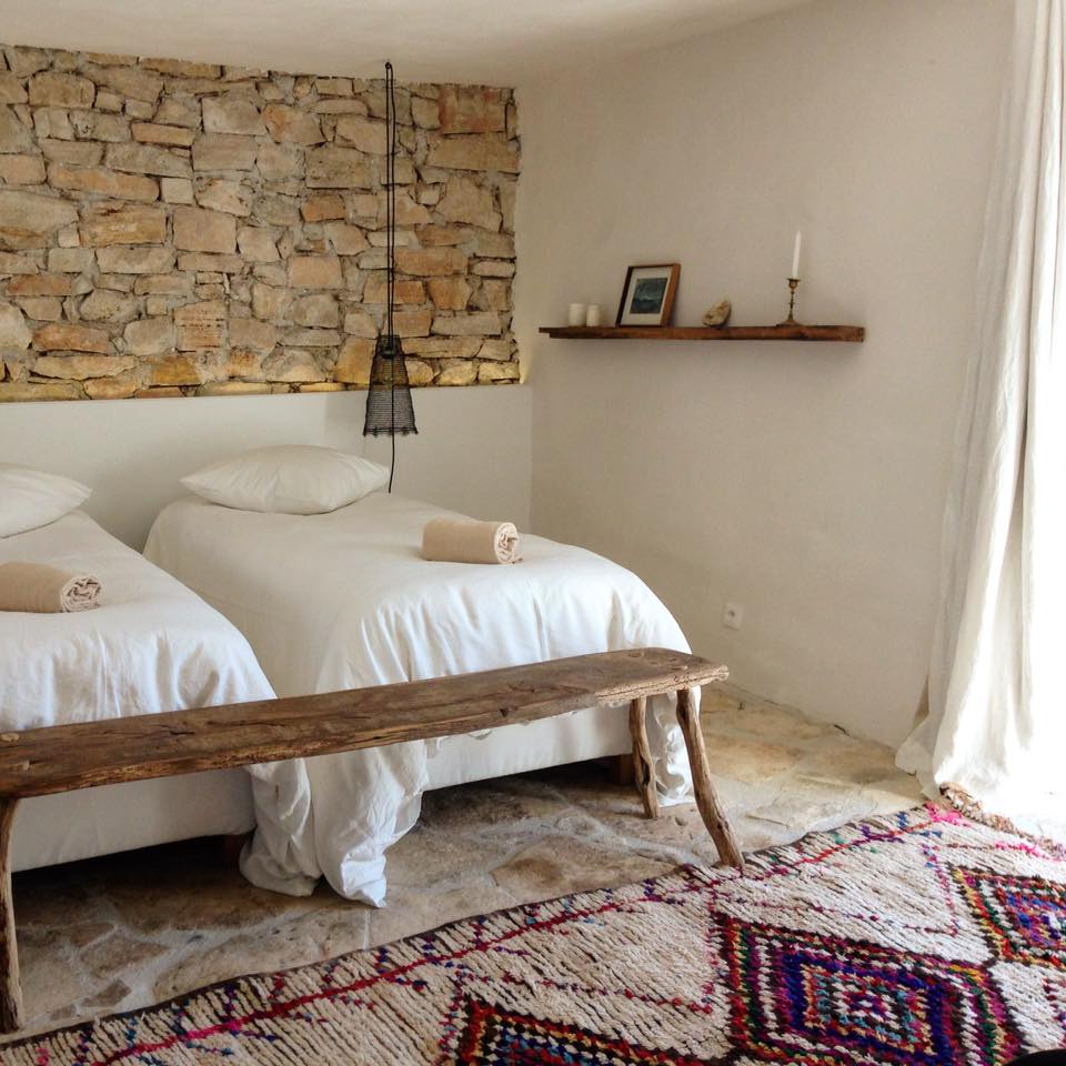 chambre double décoration rustique chic