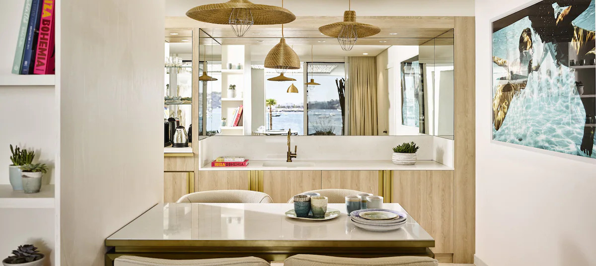 cuisine design chêne clair