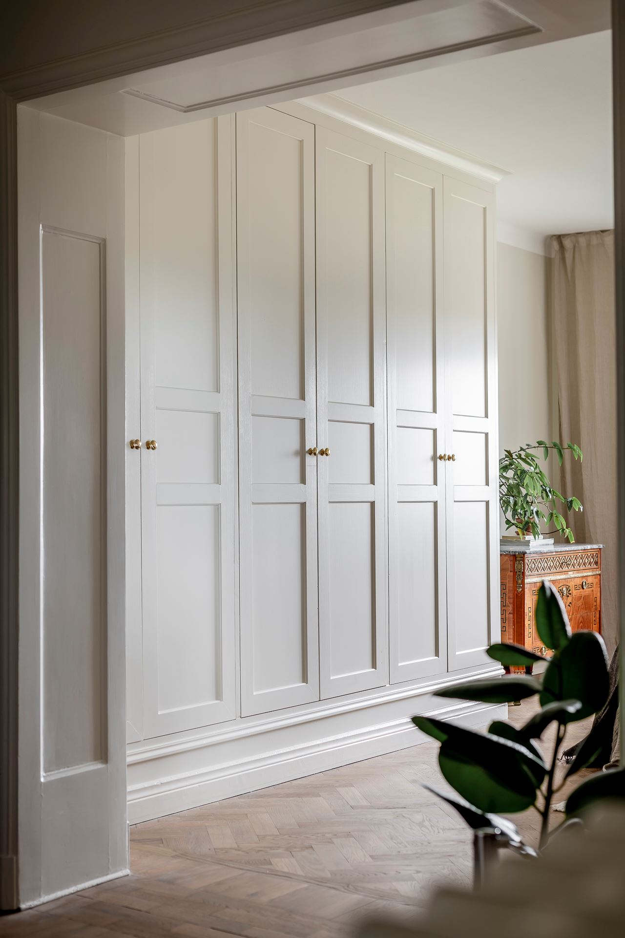 dressing portes en bois à cadres