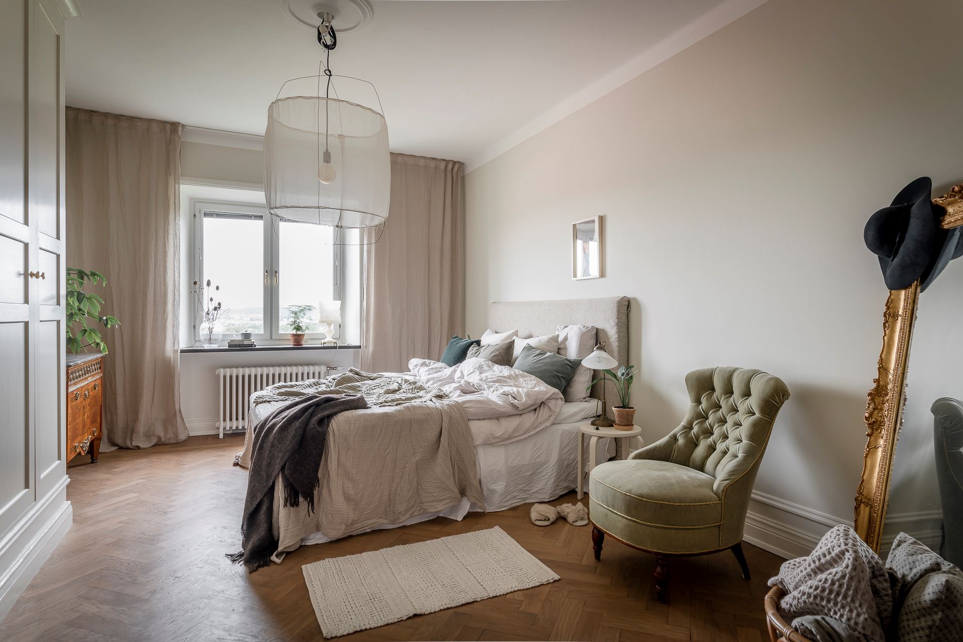 chambre décoration scandinave